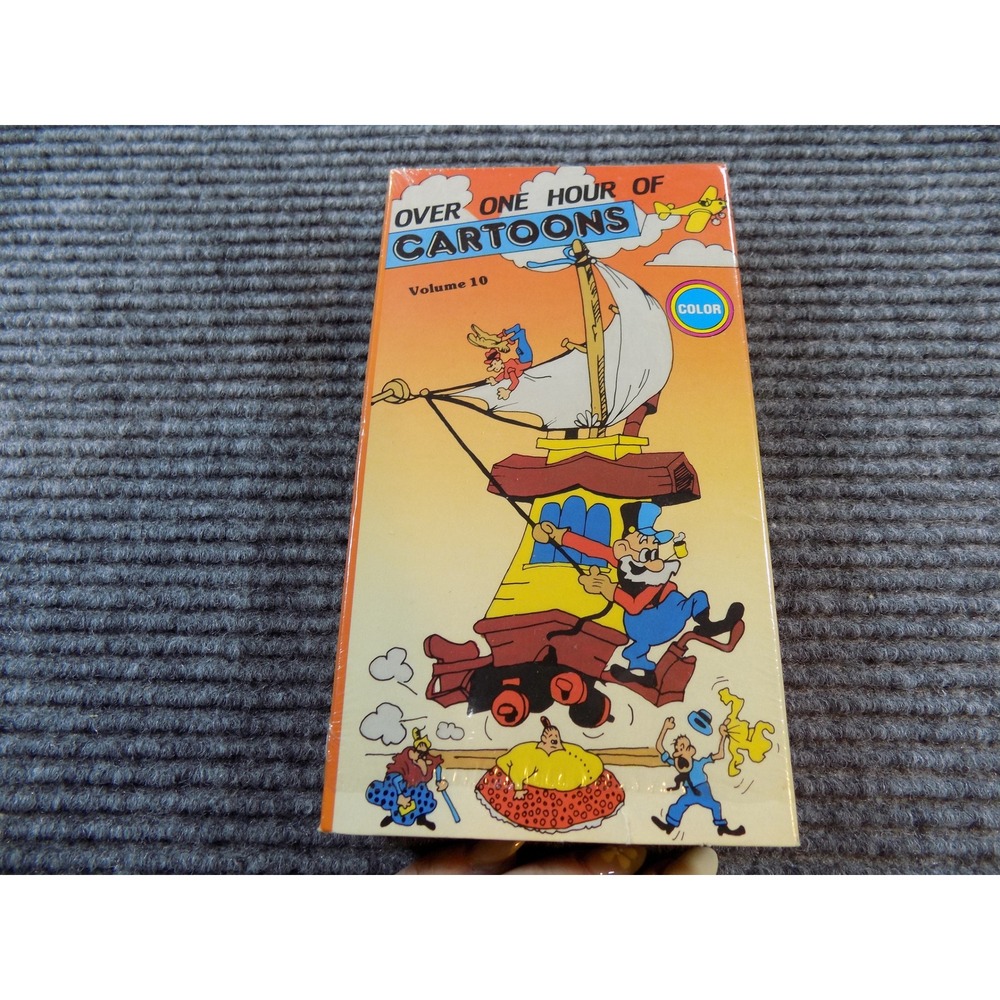 Over One Hour Of Cartoons Volume 10 VHS 1987 Hollywood Select Video‎ Toonerville